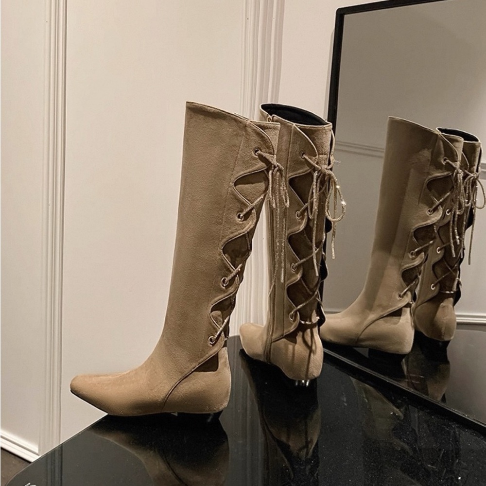 Stylish Tan Knee-High Boots